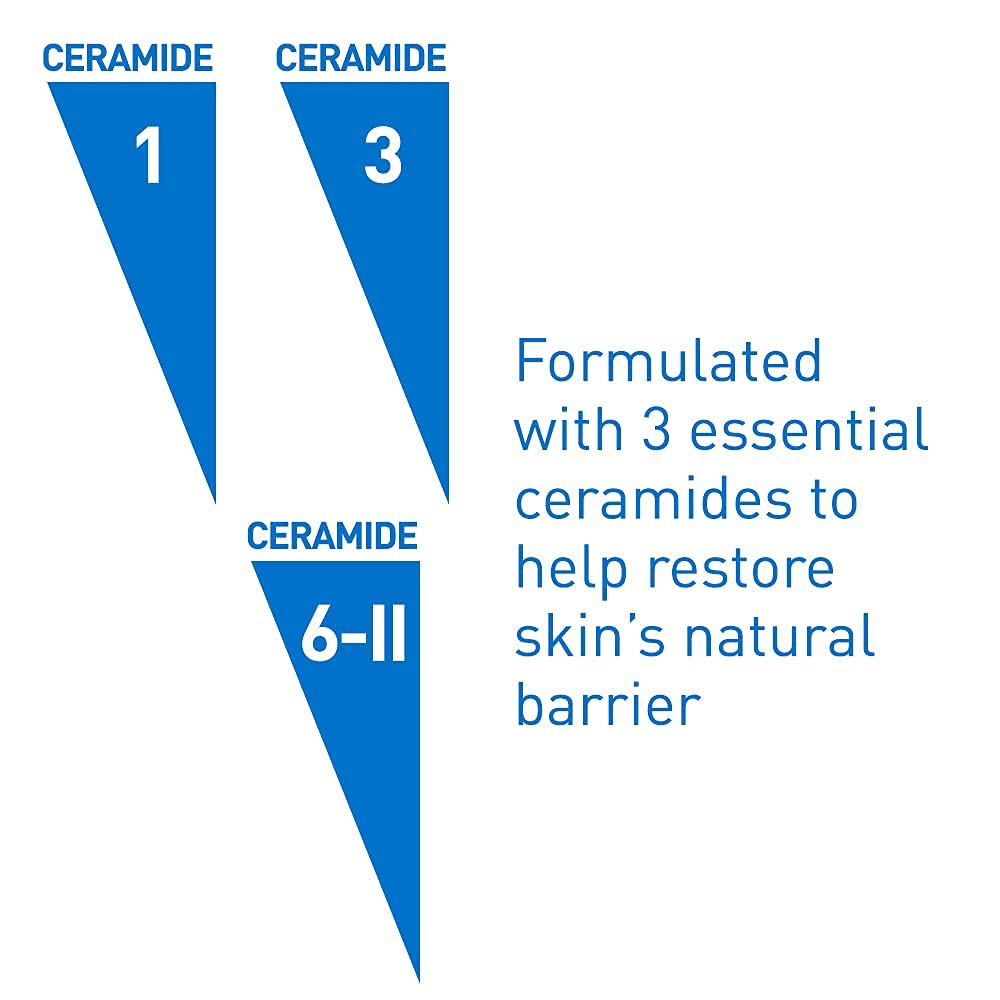 CeraVe Hydrating Cream To Foam Cleanser, Makeup Remover Face Wash For Dry Skin, Foaming Facial Cleanser With Hyaluronic Acid, Normal To Dry Skin, Fragrance Free & Non Comedogenic, 19 Fluid Ounce - Image 10