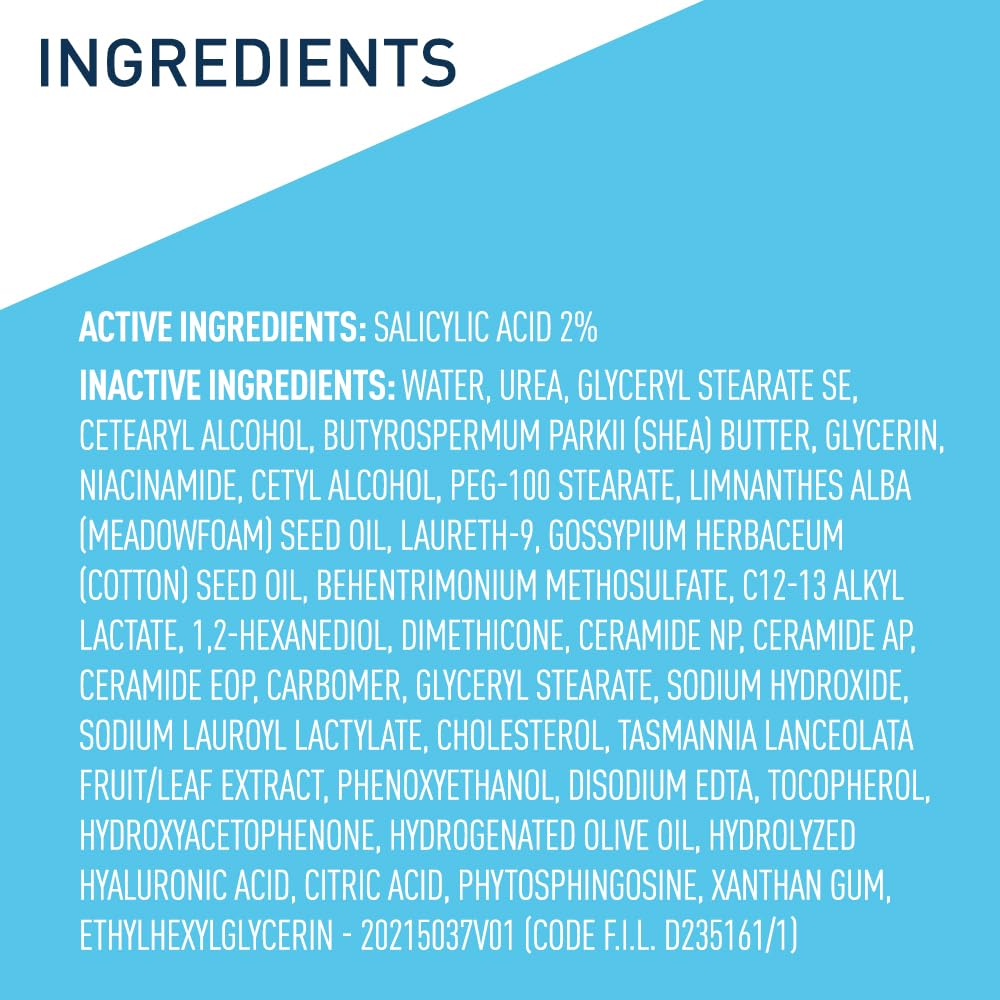 CeraVe Moisturizing Cream for Psoriasis Treatment, With Salicylic Acid for Dry Skin Itch Relief & Urea for Moisturizing, Fragrance Free & Allergy Tested, 8 Oz - Image 9